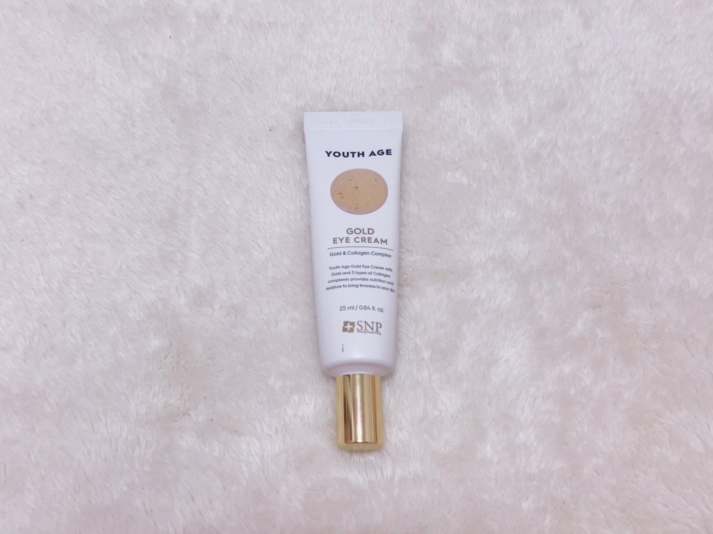 ユースエイジゴールドアイクリーム/SNP/アイケア・アイクリームを使ったクチコミ(1枚目)