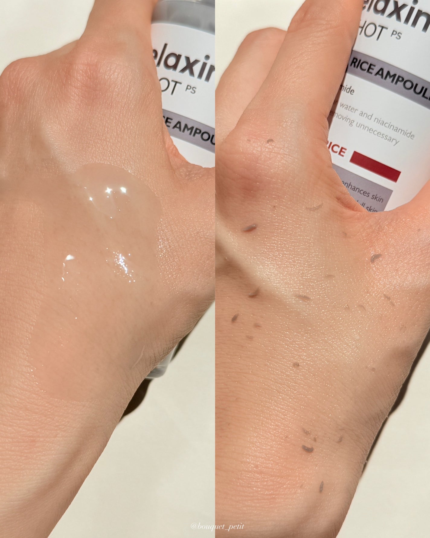 白米ピールショットゴマージュアンプル/Dr.Melaxin/美容液を使ったクチコミ(5枚目)