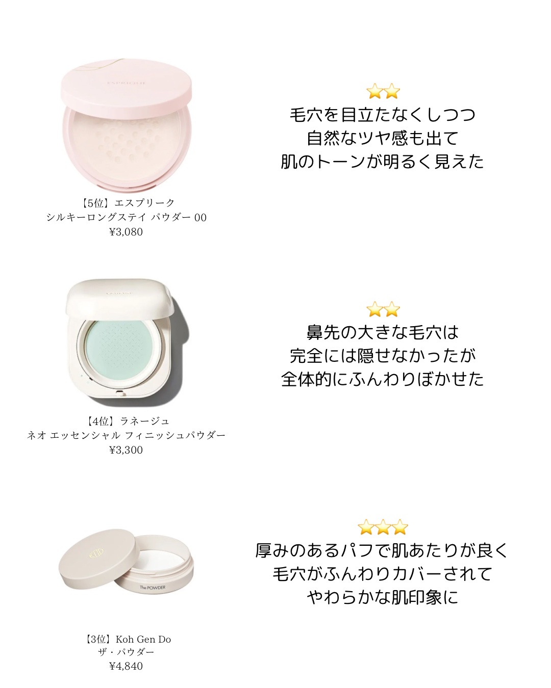 あなたはどっち派？LANEIGE・to/one・Koh Gen Do・bareMinerals