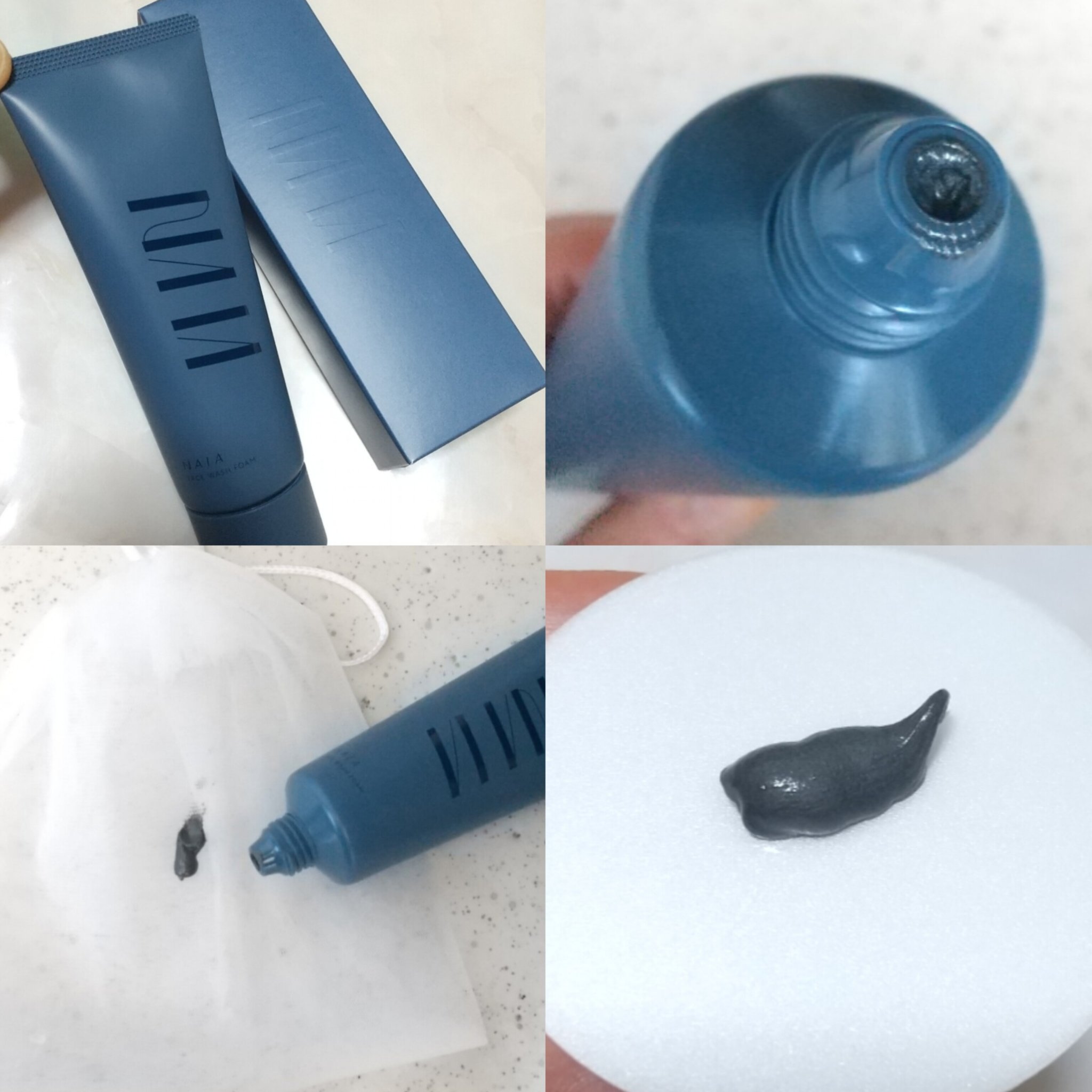 菊炭＆酒粕配合 洗顔フォーム/NAIA/洗顔フォームを使ったクチコミ（2枚目）