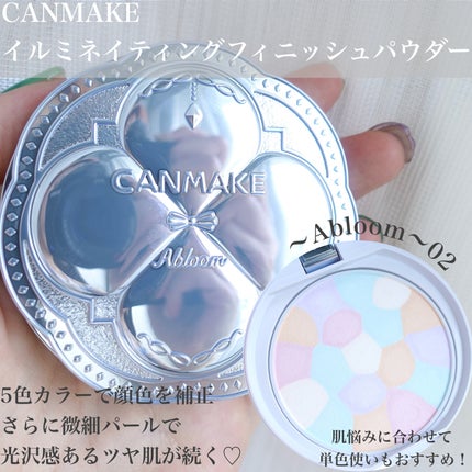 イルミネイティングフィニッシュパウダー ~Abloom~/キャンメイク/プレストパウダーを使ったクチコミ(2枚目)