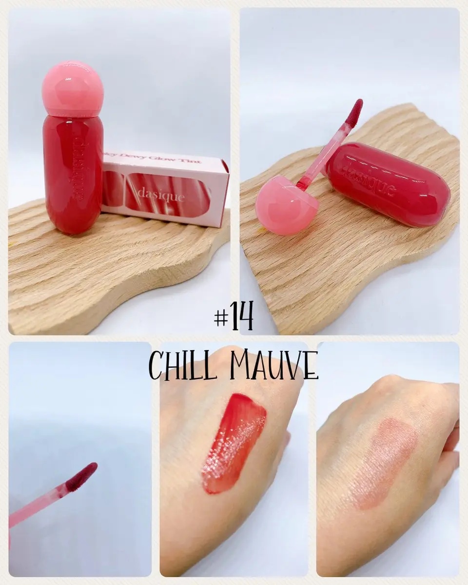 ジューシーデューイグロウティント/dasique/リップティントを使ったクチコミ（3枚目）