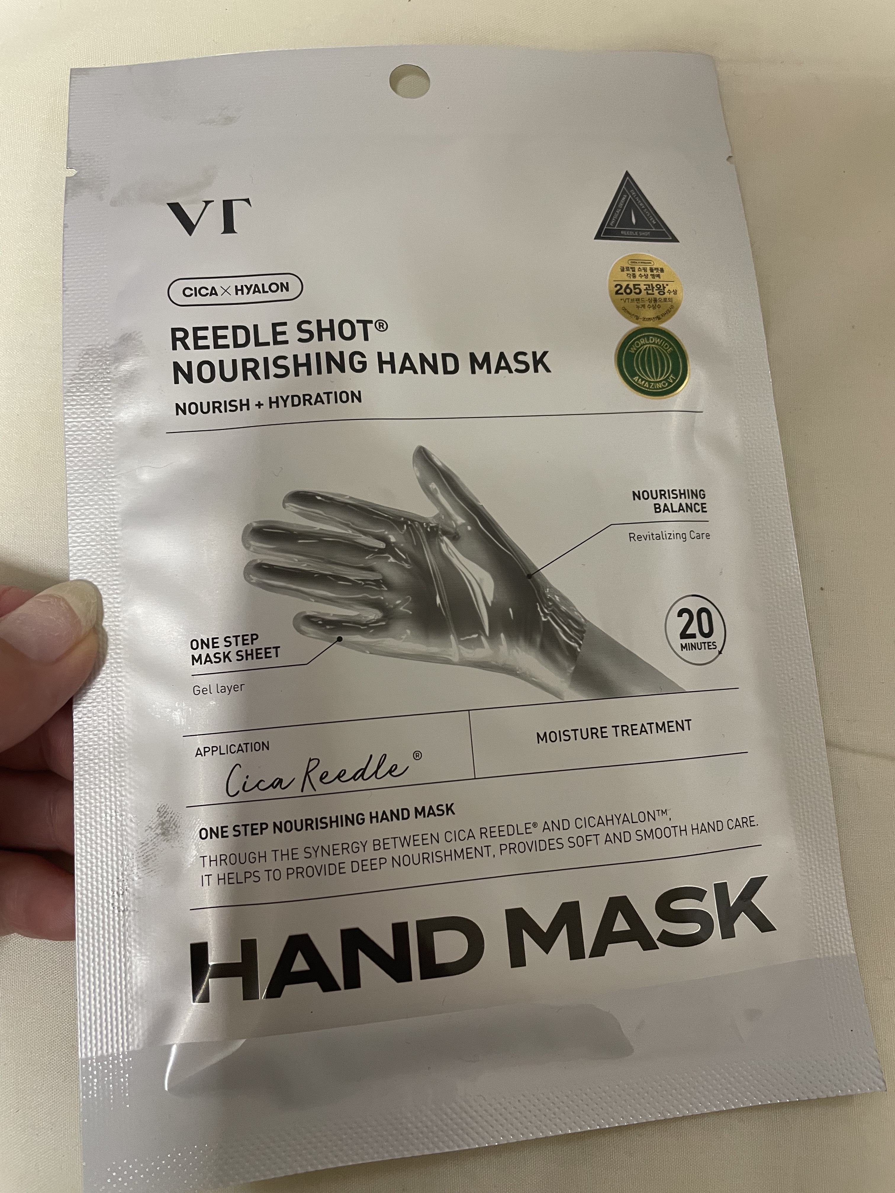 リードルショット リッチハンドマスク/VT/ハンドクリームを使ったクチコミ（1枚目）