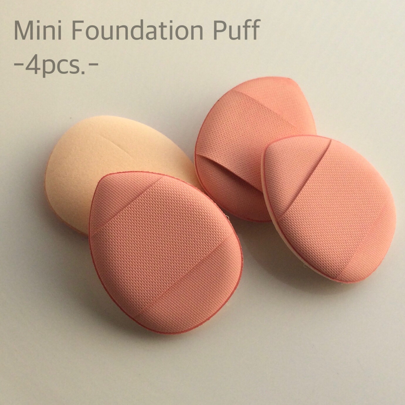 ミニファンデーションパフ（４個）/DAISO/パフ・スポンジを使ったクチコミ（1枚目）