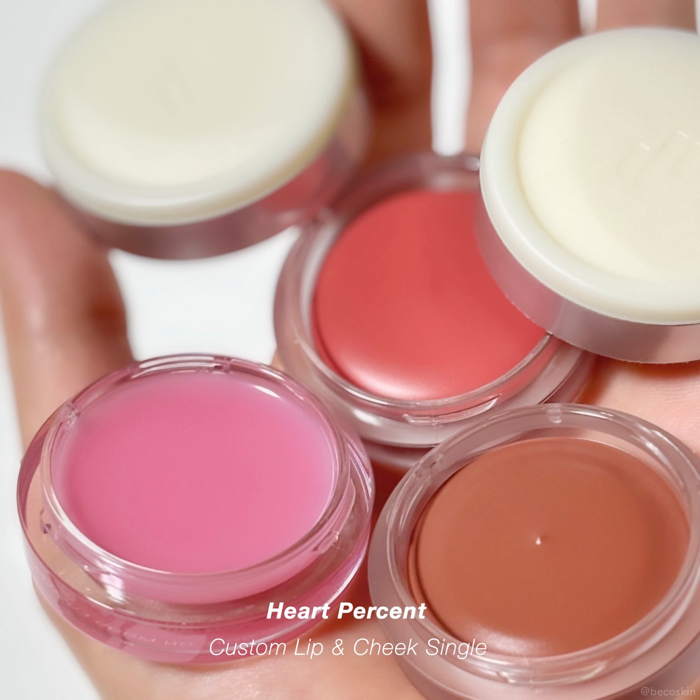 カスタムリップアンドチークシングル/Heart Percent/ジェル・クリームチークを使ったクチコミ(1枚目)