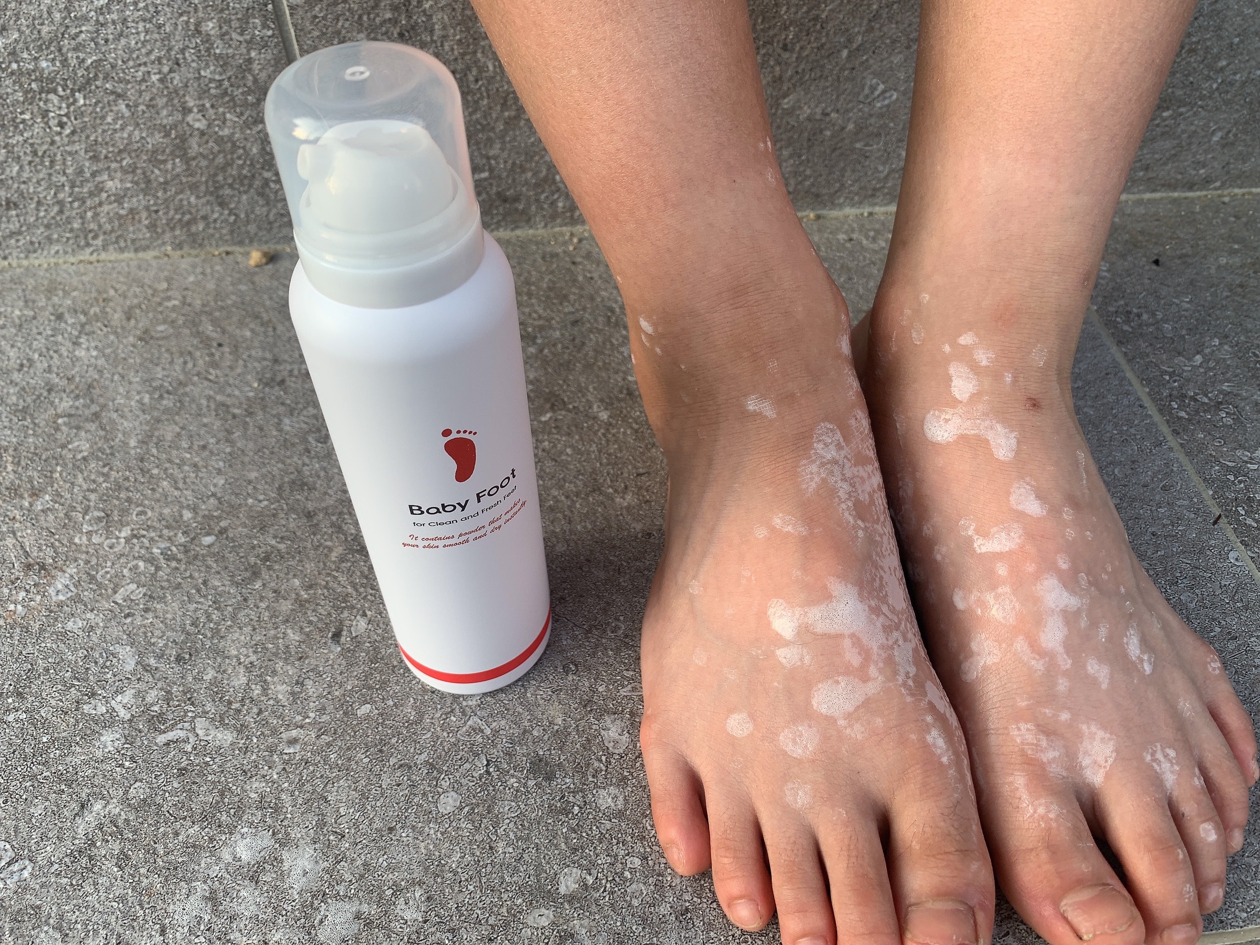 ベビーフット 炭酸泡フットドライシャンプー/ベビーフット/レッグ・フットケアを使ったクチコミ（3枚目）