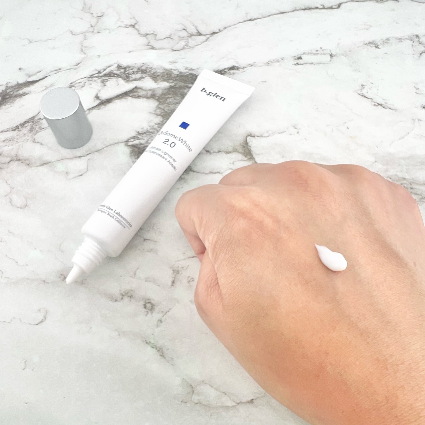 QuSomeホワイト2.0/b.glen/美容液を使ったクチコミ（2枚目）