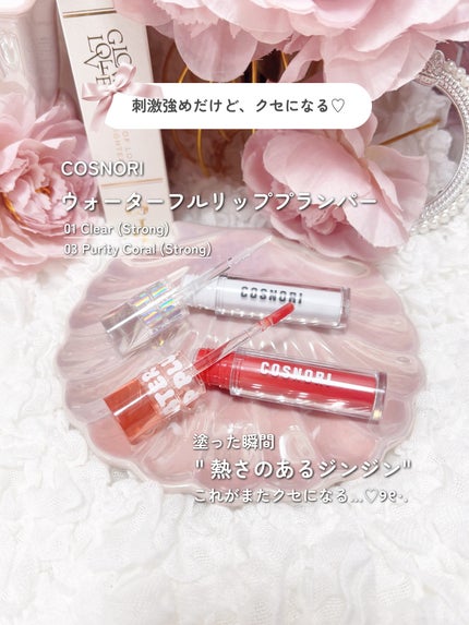 ウォーターフルリッププランパー/COSNORI/リッププランパーを使ったクチコミ(2枚目)