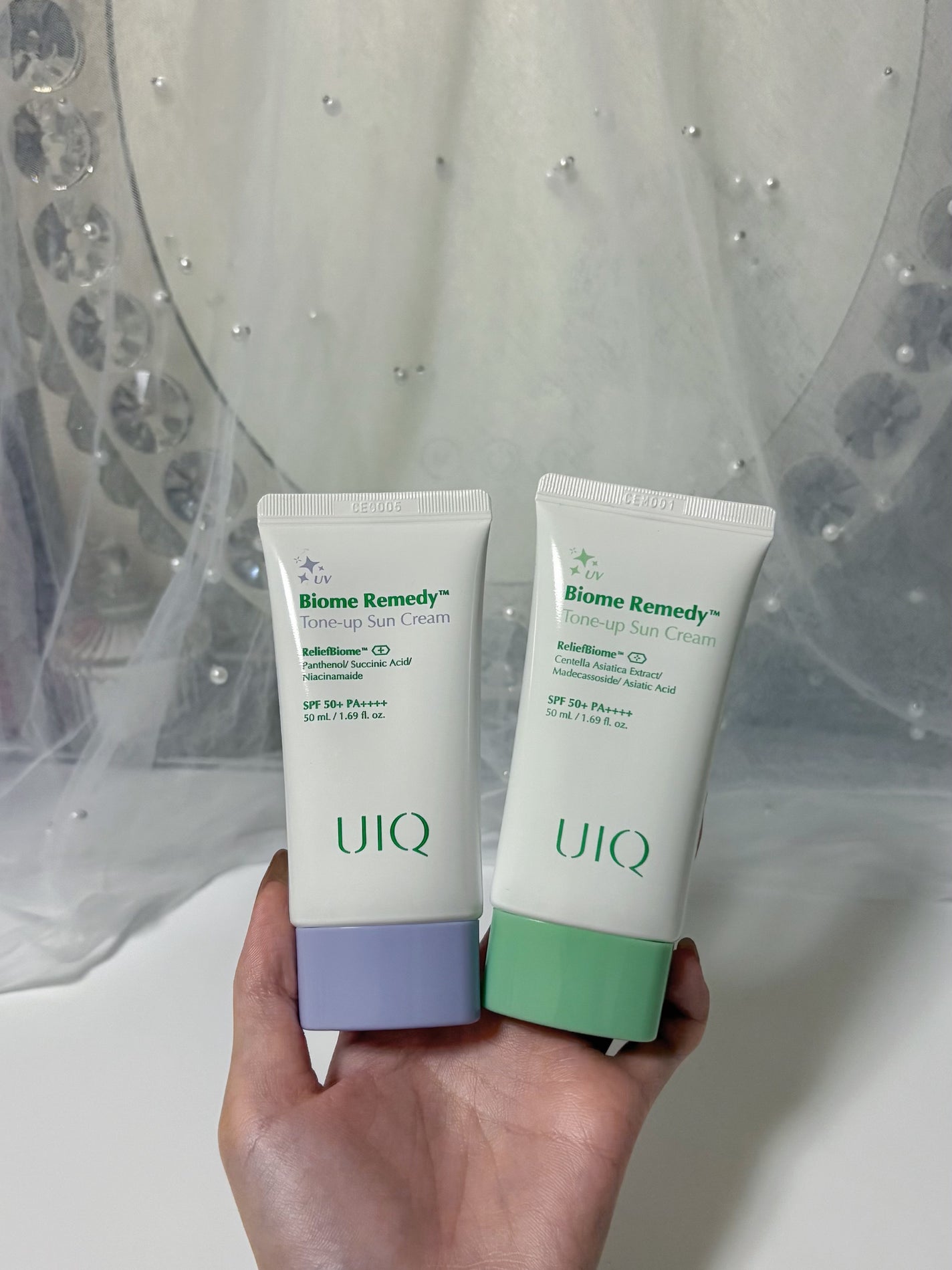 バイオームレメディパープルトーンアップUVクリーム/UIQ/日焼け止めクリームを使ったクチコミ(3枚目)