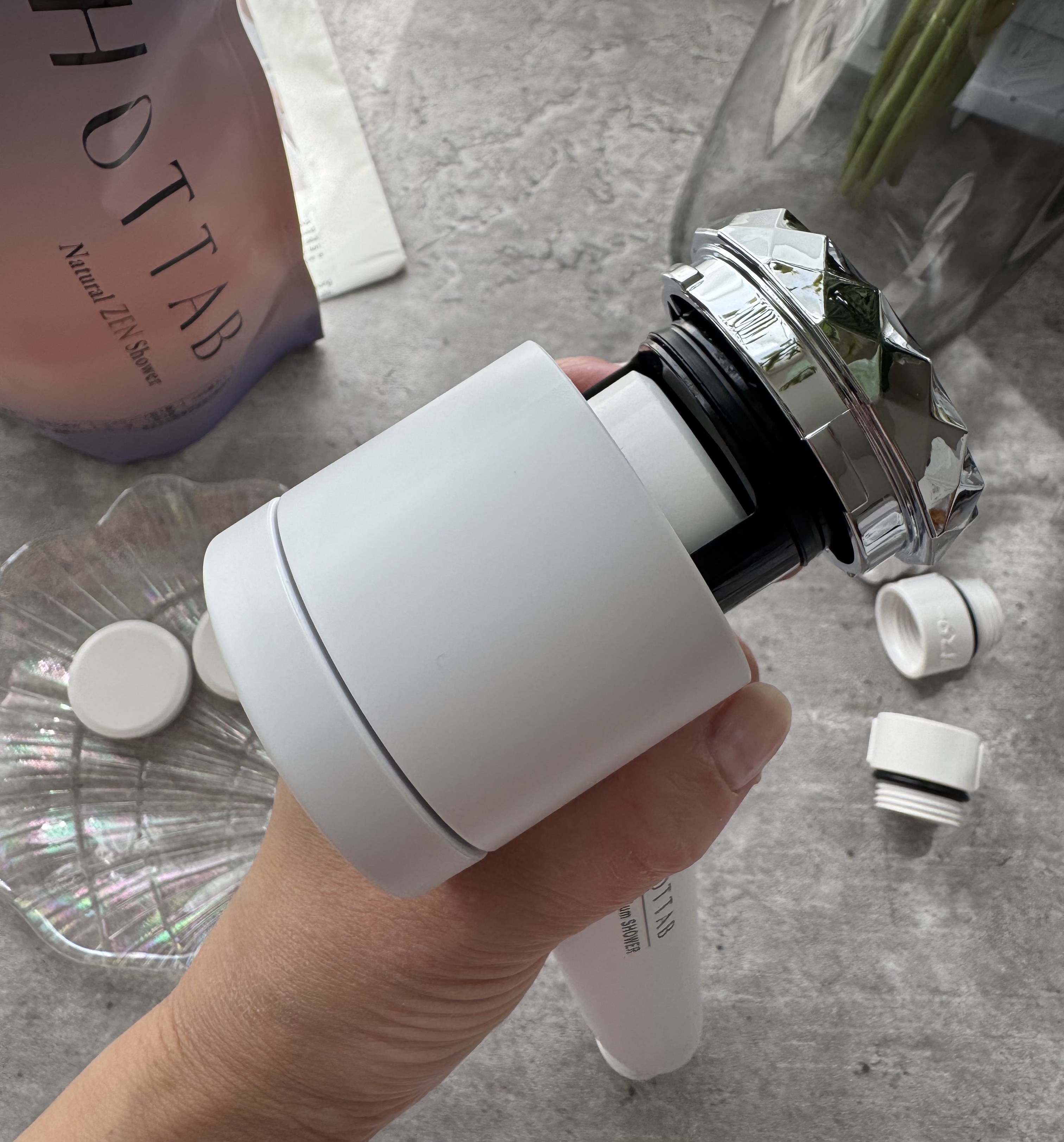 HOT TAB NATURAL ZEN SHOWER/HOT TAB/炭酸系入浴剤を使ったクチコミ（3枚目）