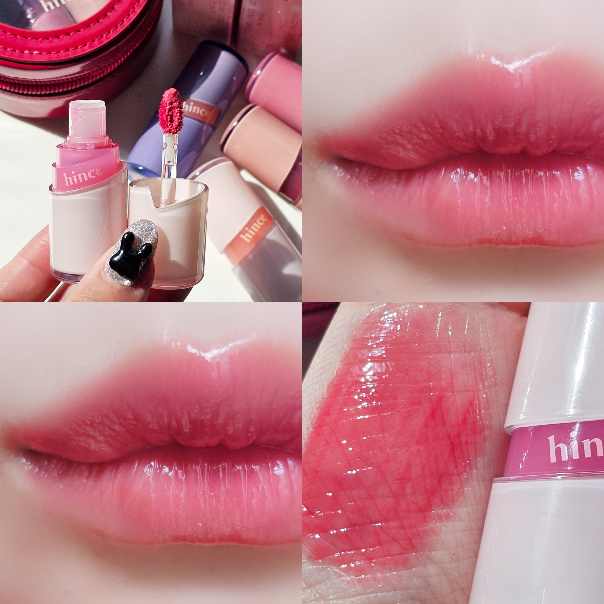 ロウグロウジェルティント/hince/リップティントを使ったクチコミ（3枚目）