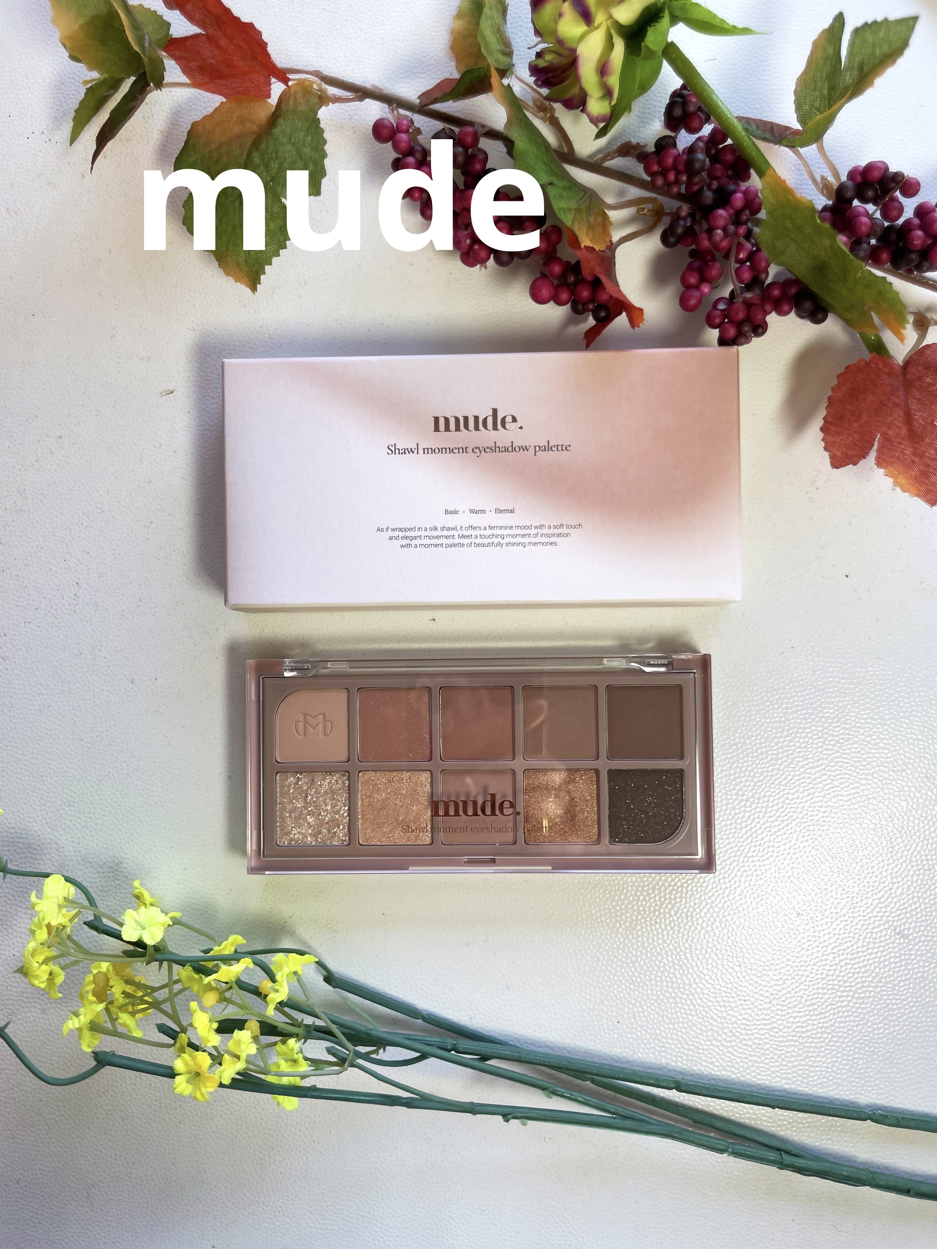 MDショールモーメント アイシャドウパレット/mude./アイシャドウパレットを使ったクチコミ（1枚目）