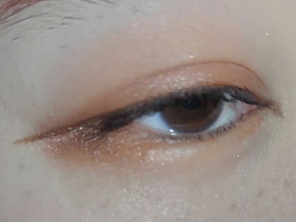 リキッド グリッター シャドウ/rom&nd/グリッターを使ったクチコミ(3枚目)