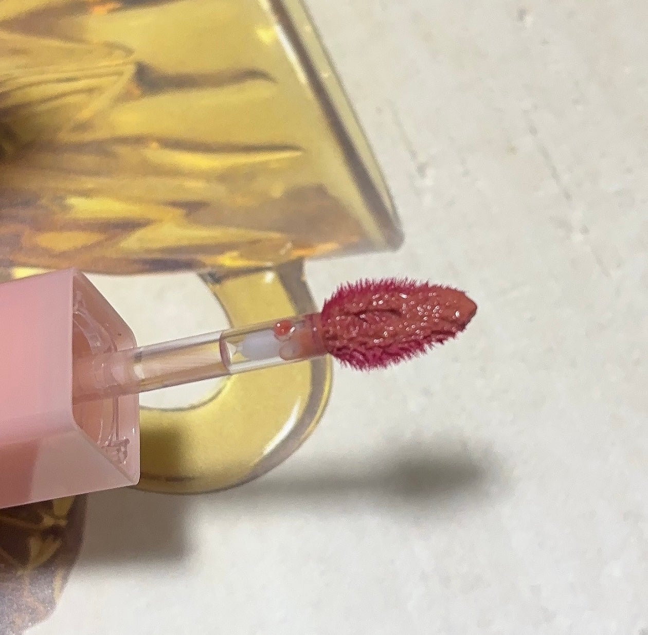 ウォーターグラスティント/hana by hince/口紅を使ったクチコミ(4枚目)