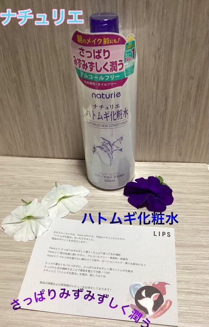 ハトムギ化粧水(ナチュリエ スキンコンディショナー R )/ナチュリエ/化粧水を使ったクチコミ(1枚目)