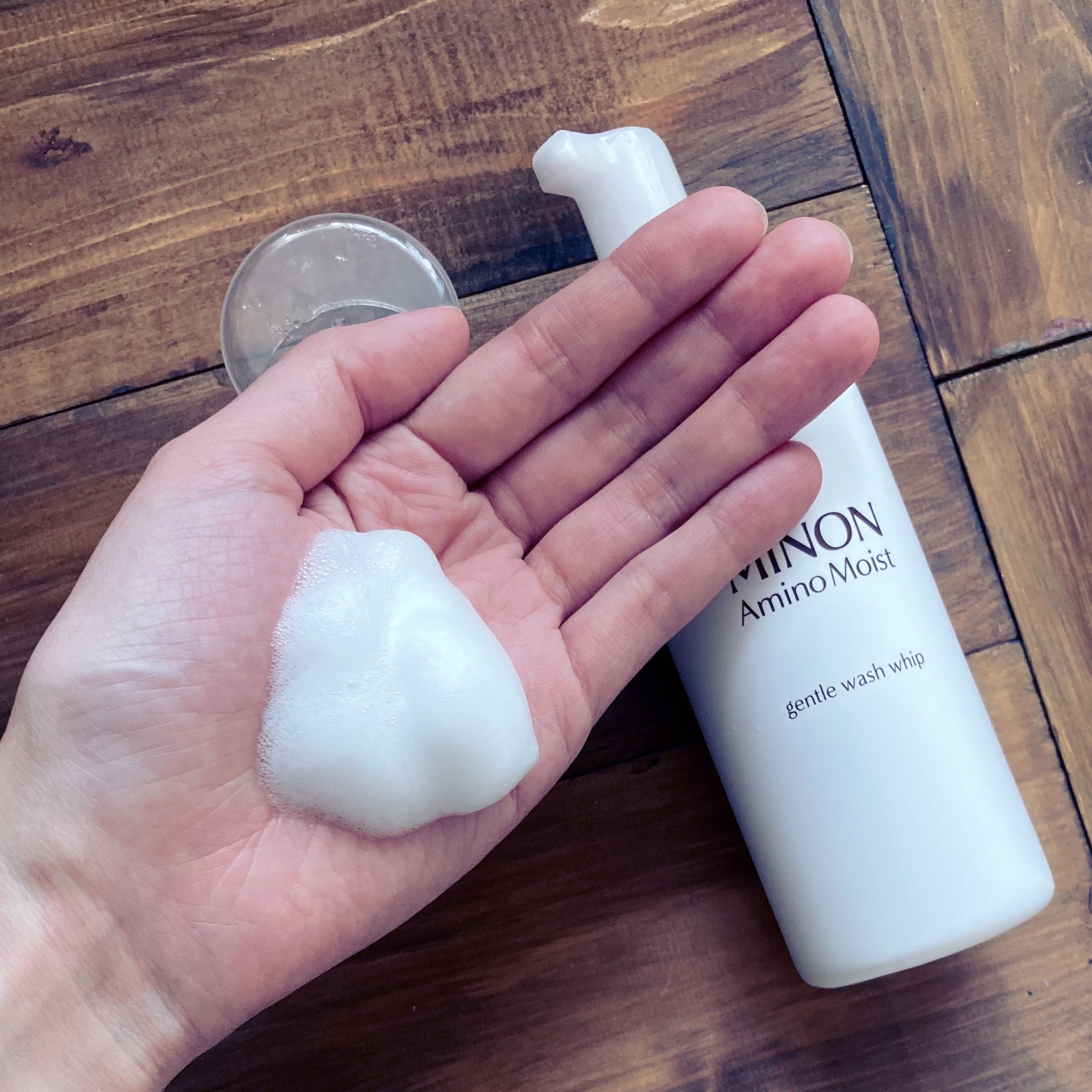 ミノン アミノモイスト ジェントルウォッシュ ホイップ/ミノン/泡洗顔を使ったクチコミ（2枚目）
