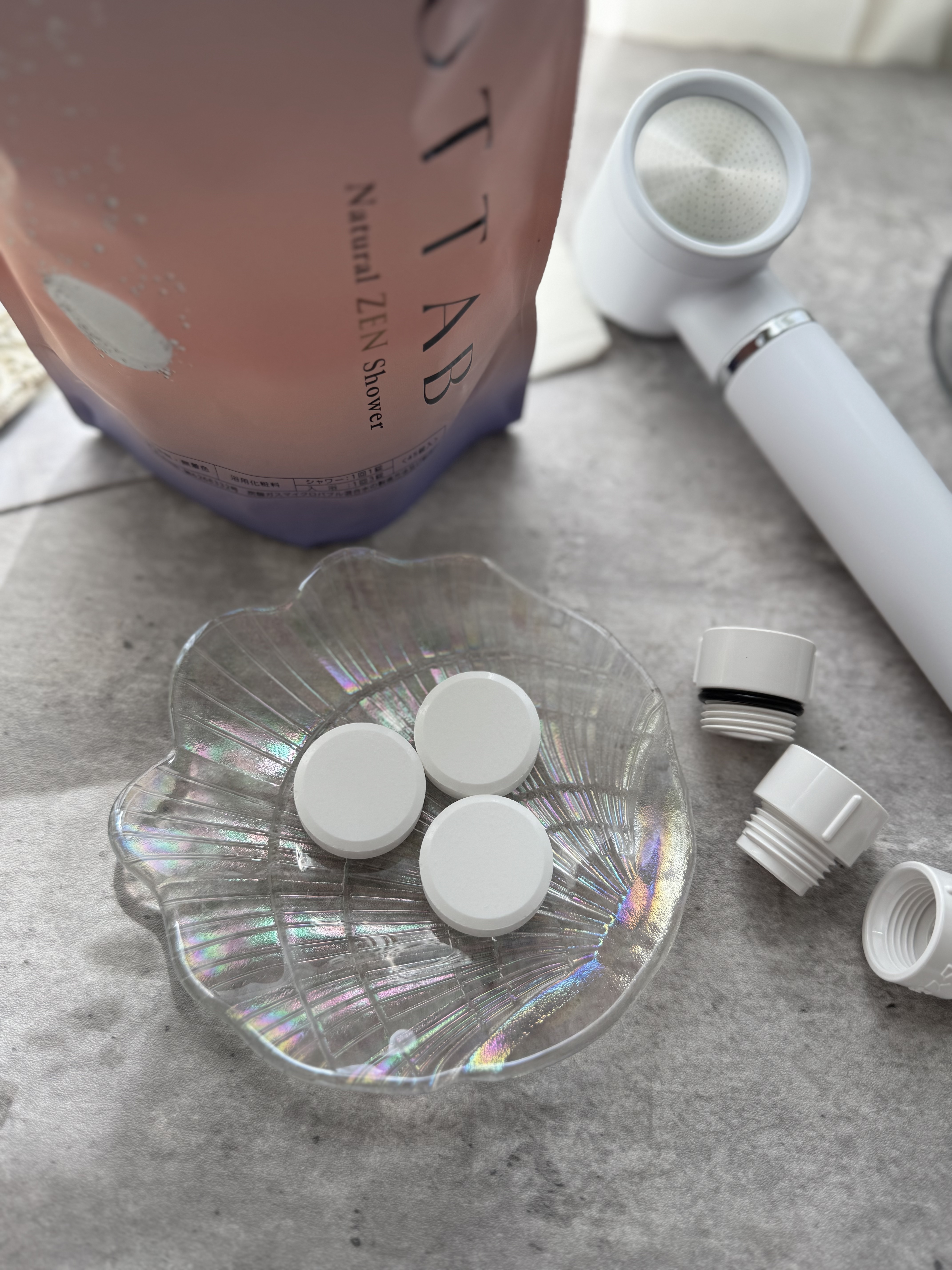 HOT TAB NATURAL ZEN SHOWER/HOT TAB/炭酸系入浴剤を使ったクチコミ（2枚目）