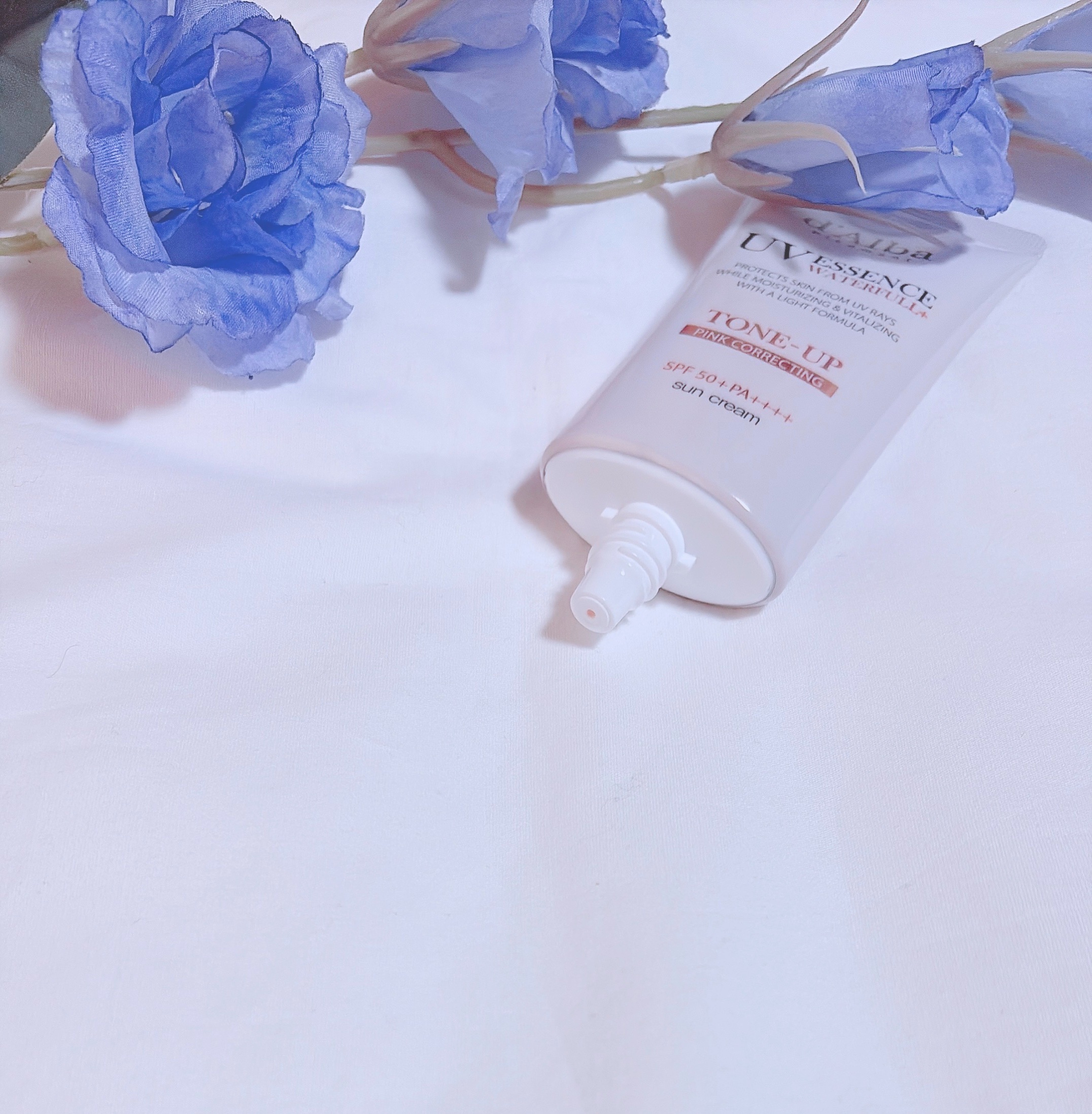 ウォータフルトーンアップサンクリーム/ダルバ/日焼け止めクリームを使ったクチコミ（2枚目）