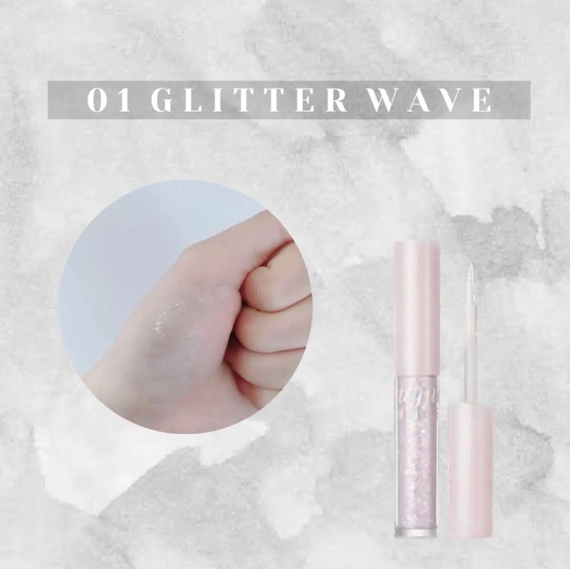 シュガー トゥインクル リキッド グリッター/PERIPERA/グリッターを使ったクチコミ(3枚目)