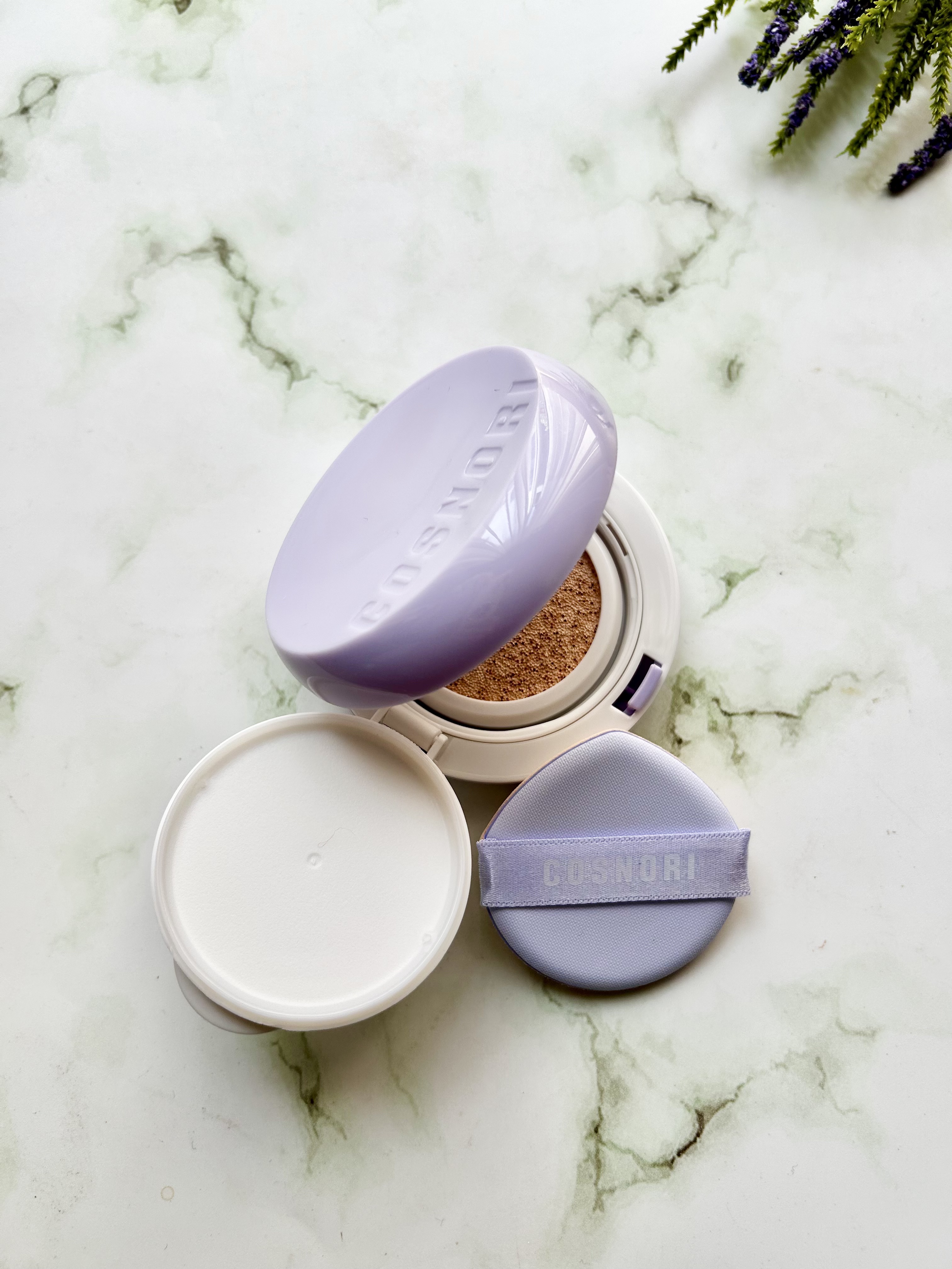 パンテノールバリアクッション/COSNORI/クッションファンデーションを使ったクチコミ（1枚目）