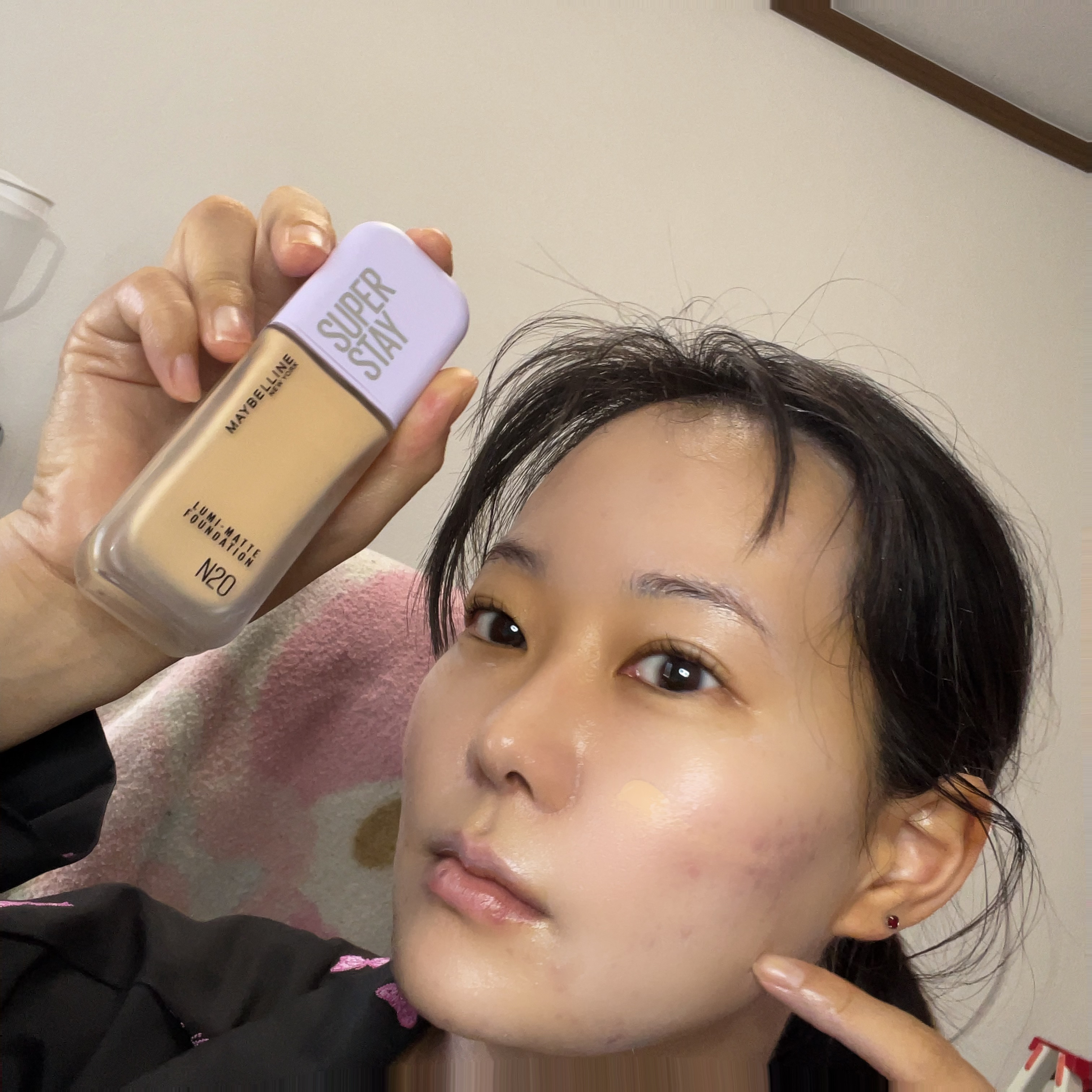 SPステイ ルミマット リキッド ファンデーション/MAYBELLINE NEW YORK/リキッドファンデーションを使ったクチコミ（3枚目）