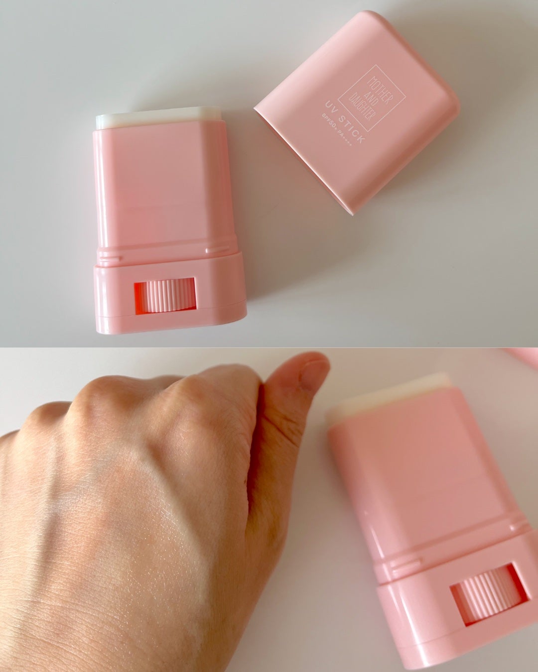 クリアUVスティック/Mother&Daughter/日焼け止めスティックを使ったクチコミ(2枚目)