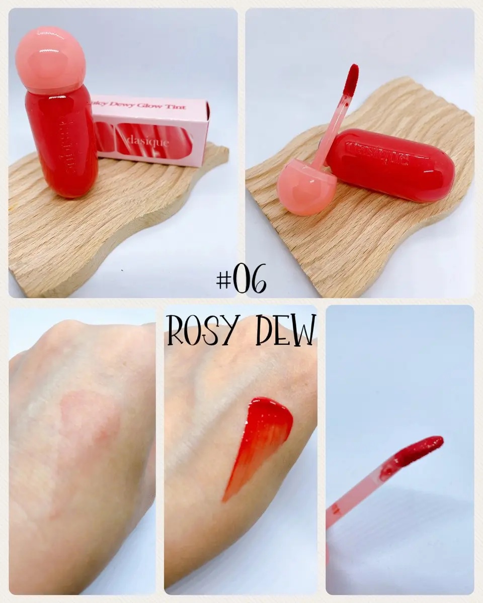 ジューシーデューイグロウティント/dasique/リップティントを使ったクチコミ（2枚目）