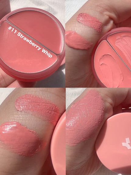 チークトーン リップ&チーク デュオバーム/TONYMOLY/口紅を使ったクチコミ(4枚目)