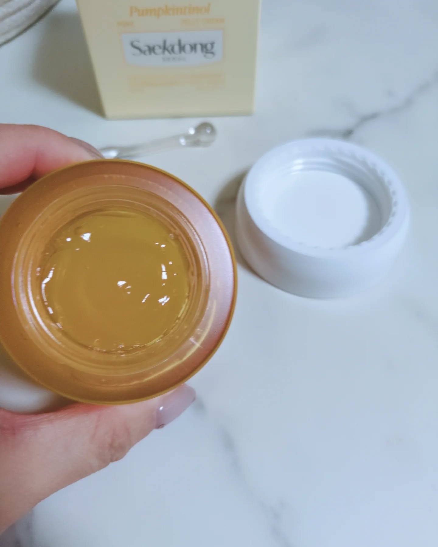 パンプチノールポアゼリークリーム/Saekdong SEOUL/フェイスクリームを使ったクチコミ（3枚目）