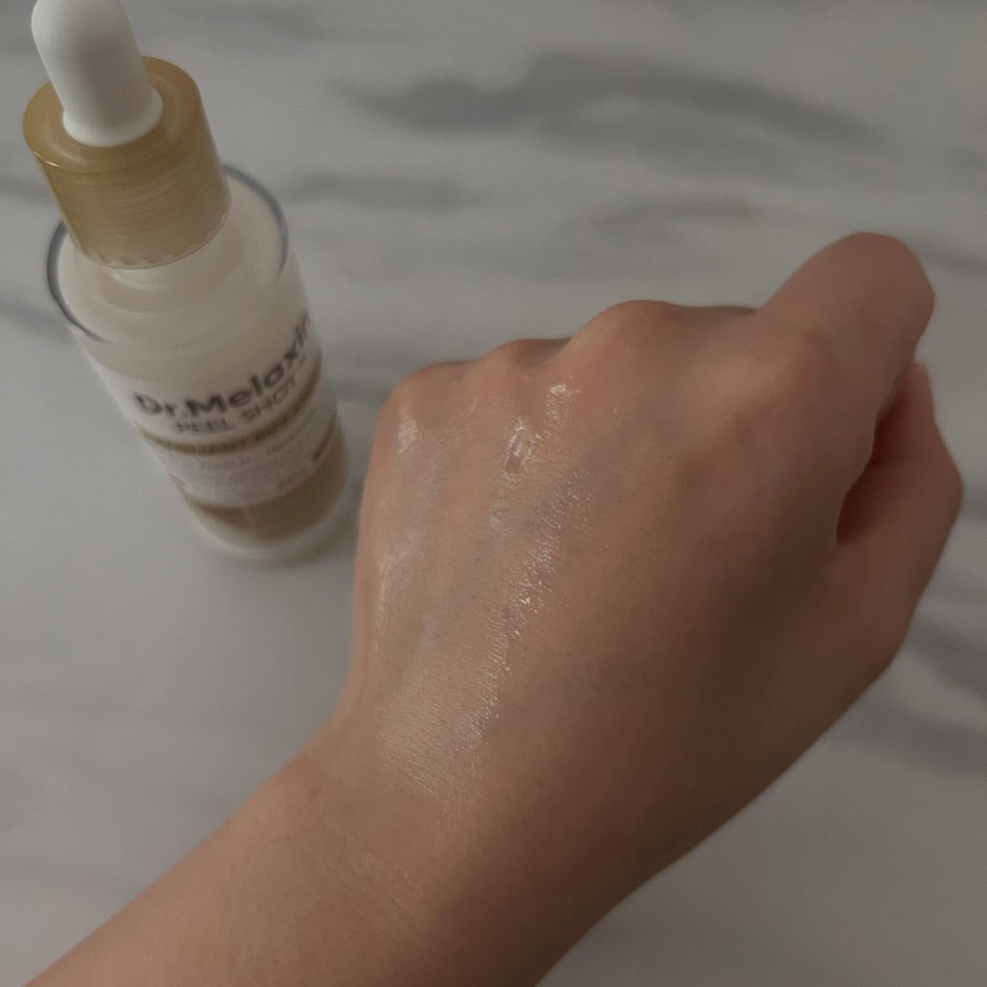 白米ピールショットゴマージュアンプル/Dr.Melaxin/美容液を使ったクチコミ(5枚目)