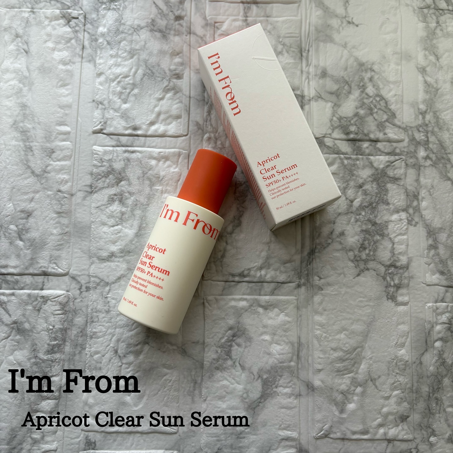アプリコットクリアサンセラム/I'm from/日焼け止めローションを使ったクチコミ（1枚目）