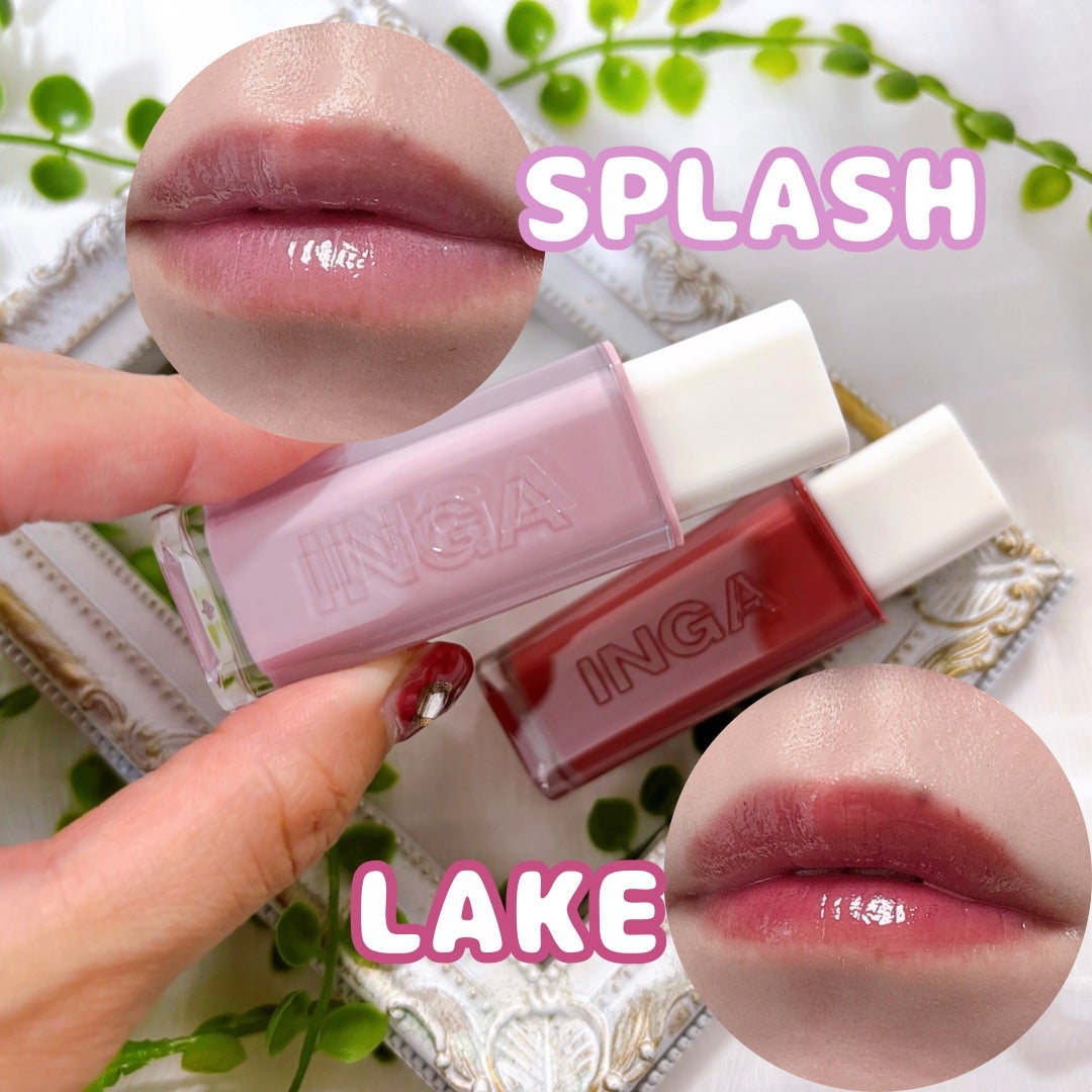 ウォーターグローリップティント/INGA/リップティントを使ったクチコミ(3枚目)