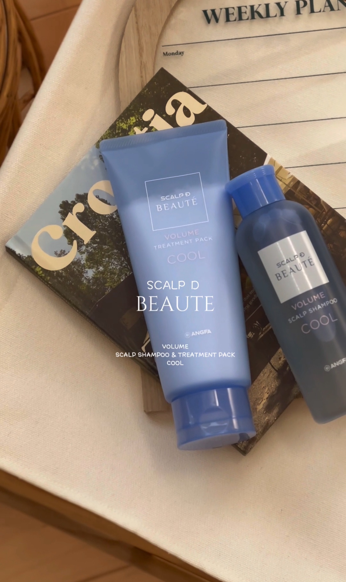 スカルプD ボーテ　スカルプシャンプー／トリートメントパック ボリューム クール/アンファー(スカルプD)/市販シャンプーを使ったクチコミ（1枚目）