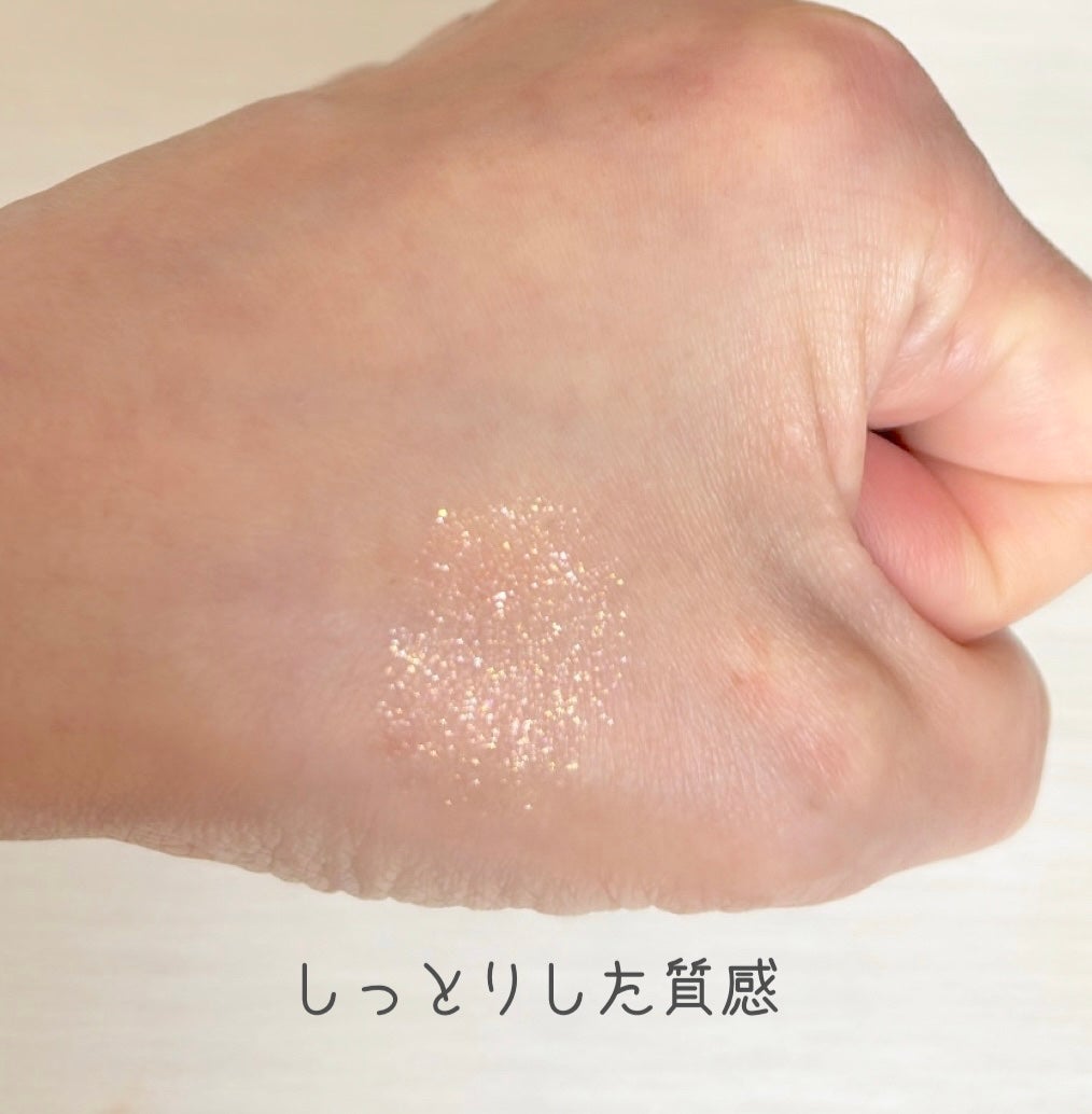 グリッター シャドウ カラー/rom&nd/グリッターを使ったクチコミ(3枚目)