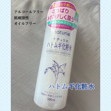 ハトムギ化粧水(ナチュリエ スキンコンディショナー R )/ナチュリエ/化粧水を使ったクチコミ(1枚目)