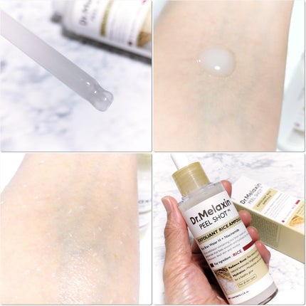 白米ピールショットゴマージュアンプル/Dr.Melaxin/美容液を使ったクチコミ(3枚目)