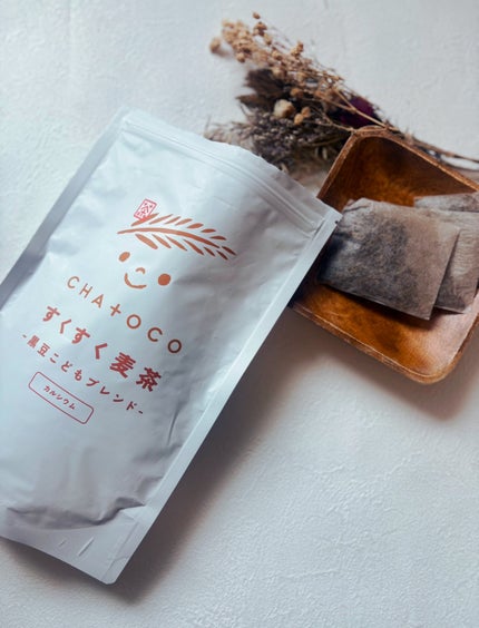 CHA+OCO春スッキリ麦茶 甜茶こどもブレンド/ティーライフ/その他ドリンクを使ったクチコミ(2枚目)