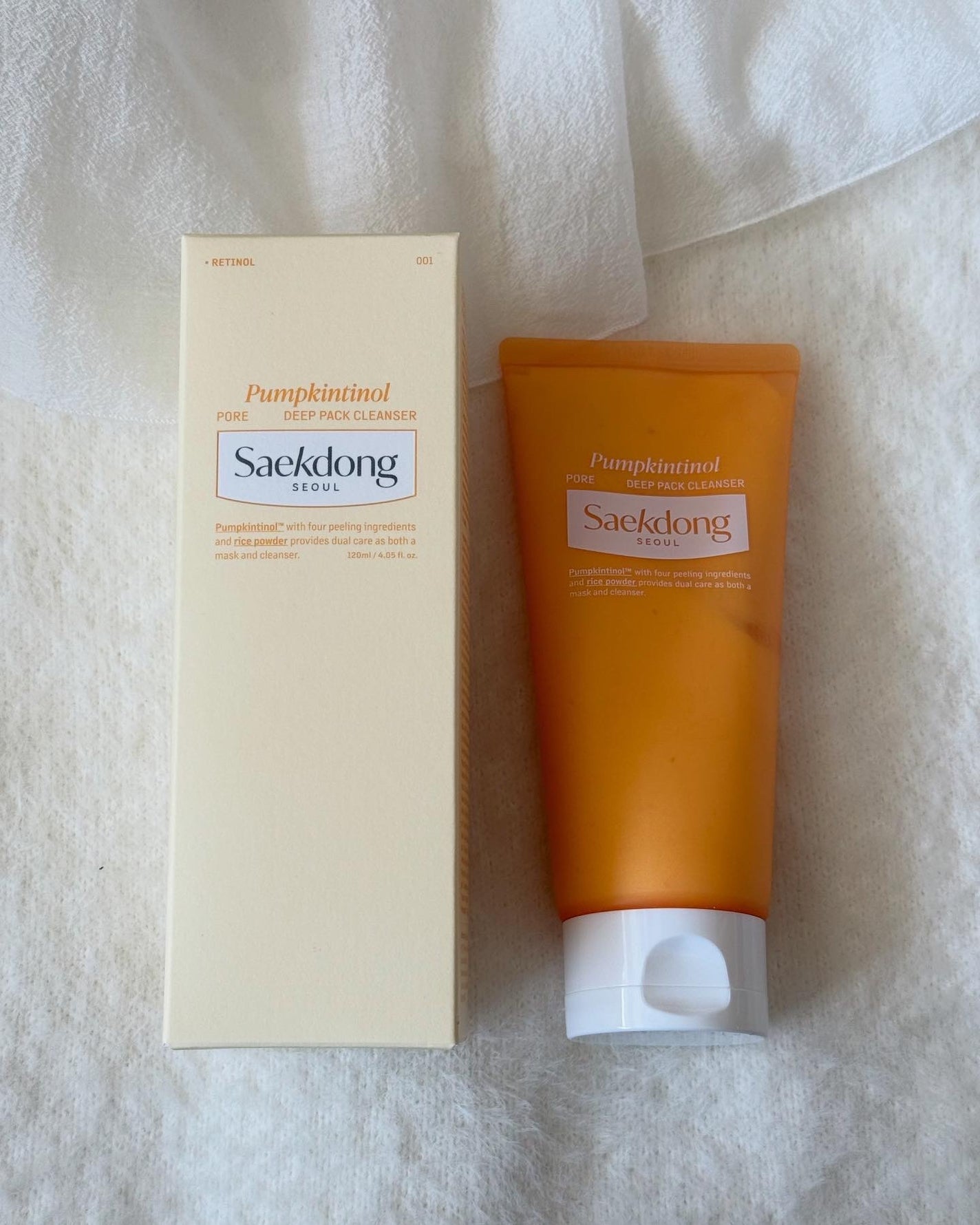 PUMPKINTINOL パッククレンザー/Saekdong SEOUL/洗顔フォームを使ったクチコミ(2枚目)