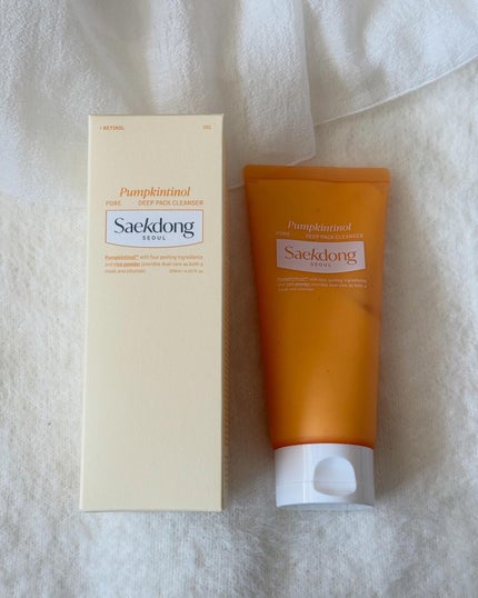 PUMPKINTINOL パッククレンザー/Saekdong SEOUL/洗顔フォームを使ったクチコミ(2枚目)