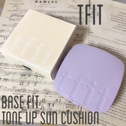ベースフィットトーンアップサンクッション/TFIT/クッションファンデーションを使ったクチコミ(1枚目)