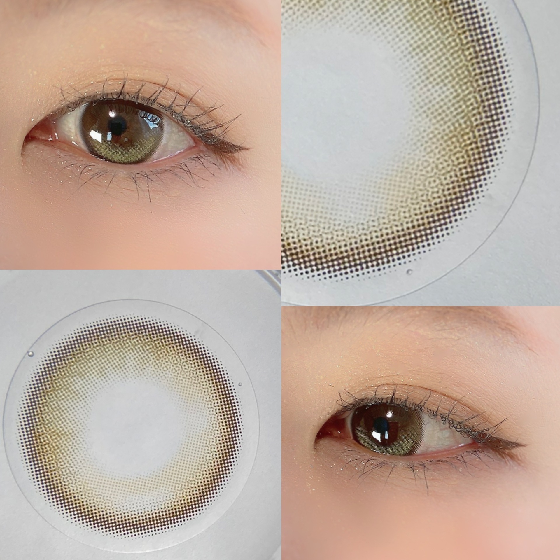 Glowy 1day ゴールデンオリーブ/OLENS/ワンデー（１DAY）カラコンを使ったクチコミ（3枚目）