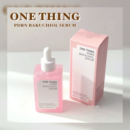 PDRNバクチオールセラム/ONE THING/美容液を使ったクチコミ(1枚目)