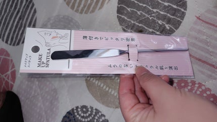 メイクアップスパチュラ/セリア/その他化粧小物を使ったクチコミ(1枚目)