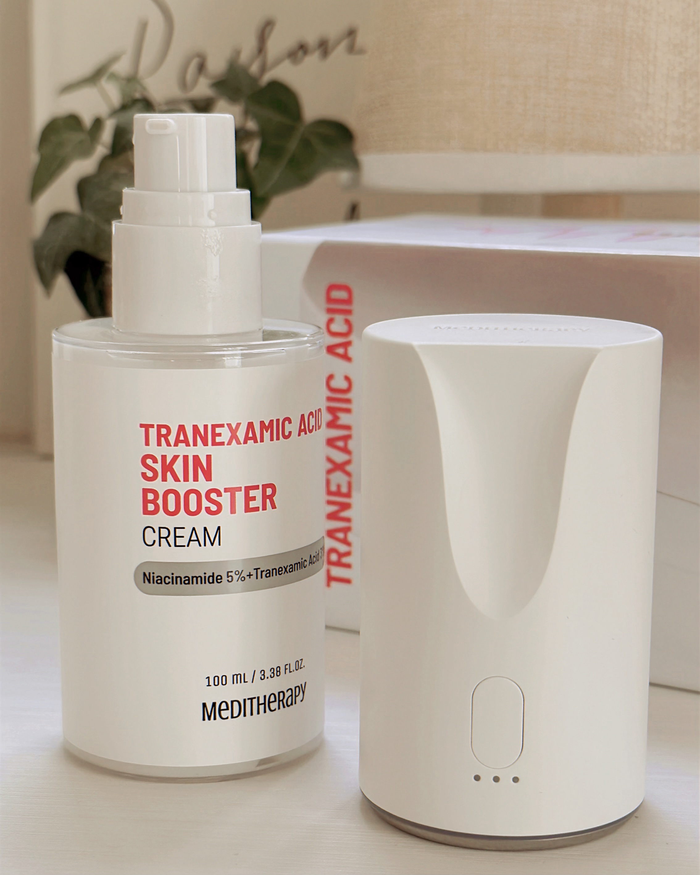 トラネキサム酸スキンブースタークリーム/MEDITHERAPY/フェイスクリームを使ったクチコミ（2枚目）