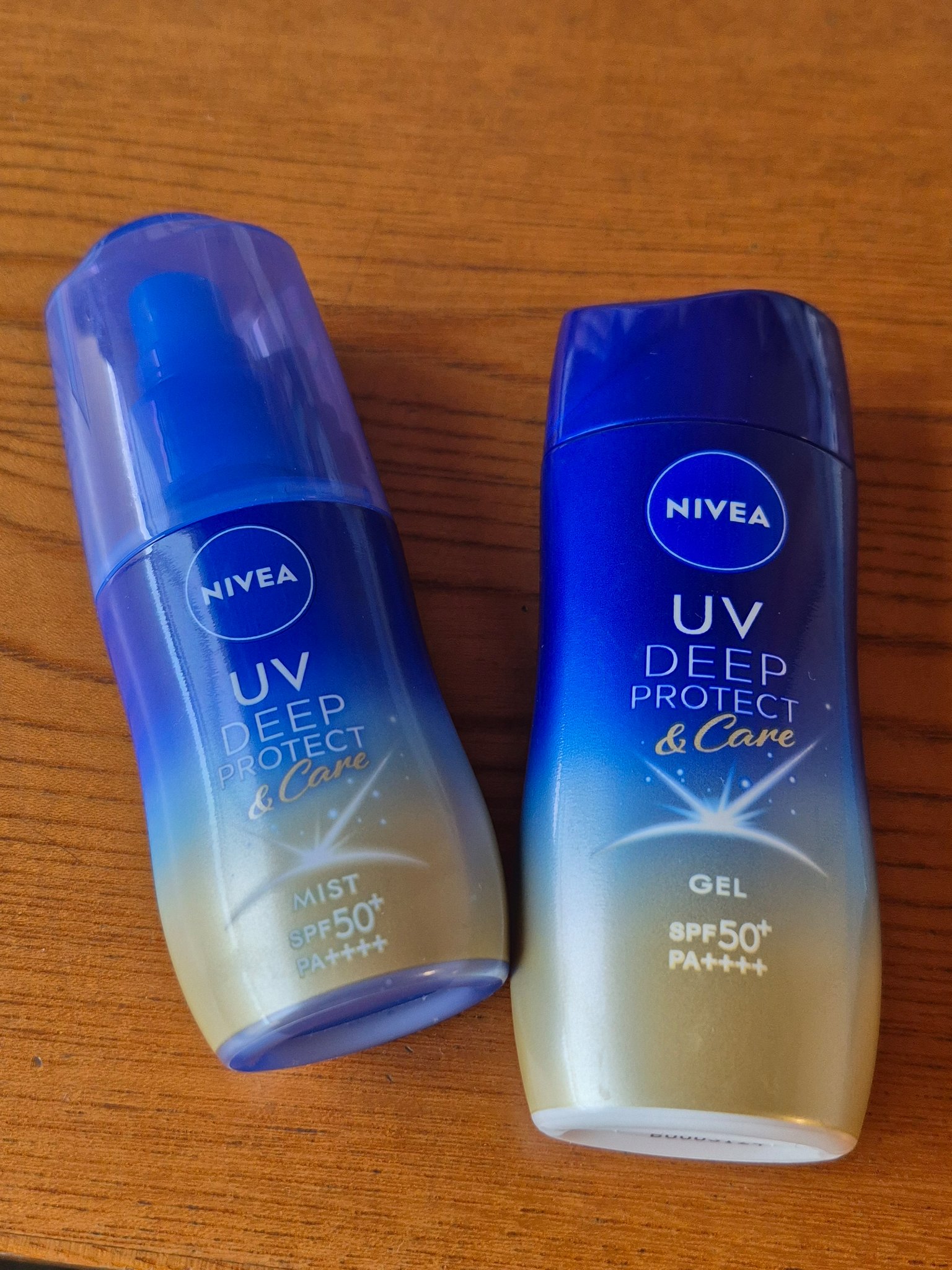 💙ニベア
💙ニベアUV ディーププロテクト＆ケア ミルクミスト
💙ニベアUV ディープ プロテクト＆ケア ジェル

ニベアシリーズのスキンケア👼🩷めっちゃええ感じ😌✨
あっついあつい日のお散歩は帽子👒とこれらを塗って
お出かけ