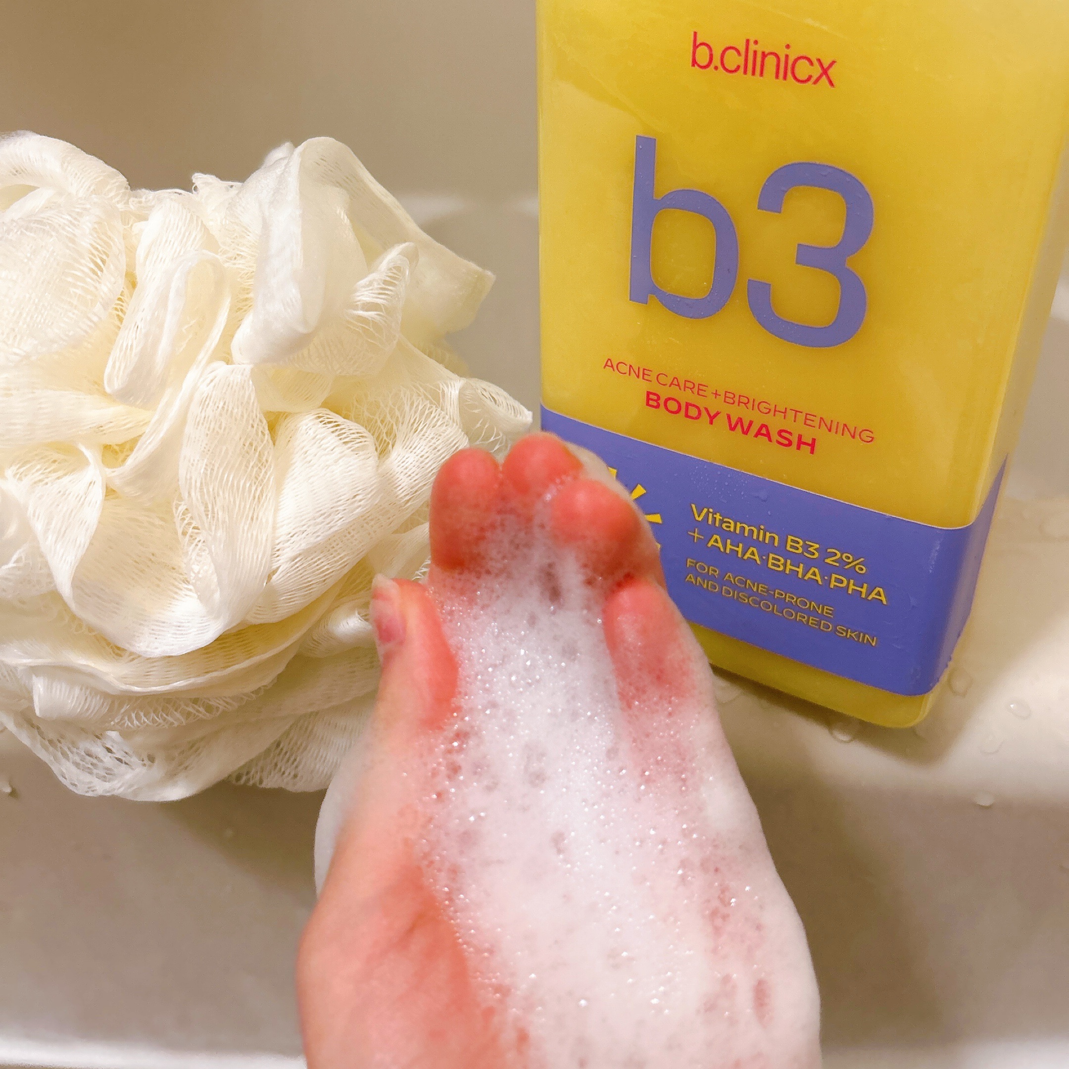 B3 アクネ クリア ボディウォッシュ/b.clinicx/ボディソープを使ったクチコミ（3枚目）