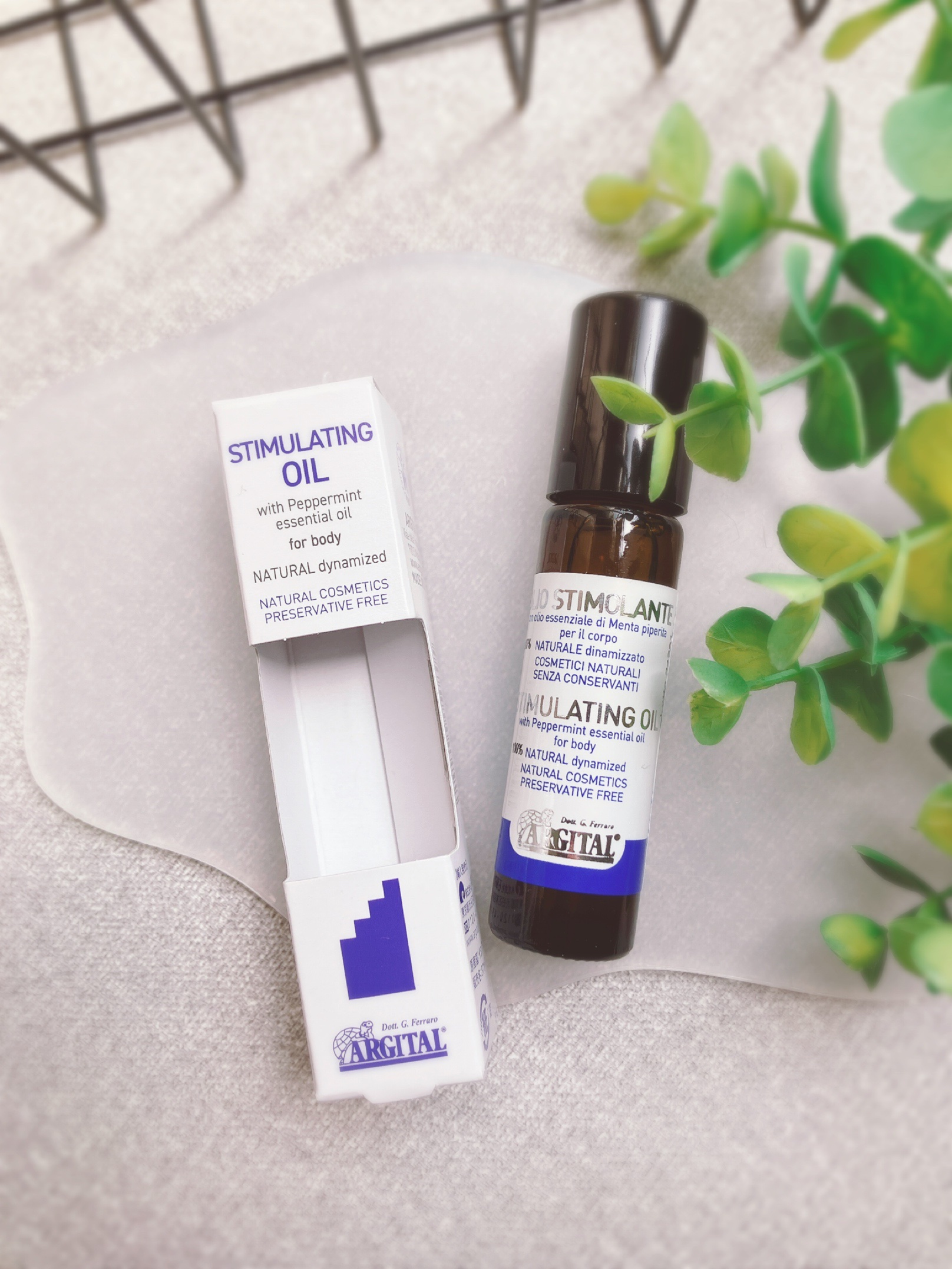 アルジタル　スティミュレイティングロールオン(ミント)/ARGITAL/香水(その他)を使ったクチコミ（1枚目）