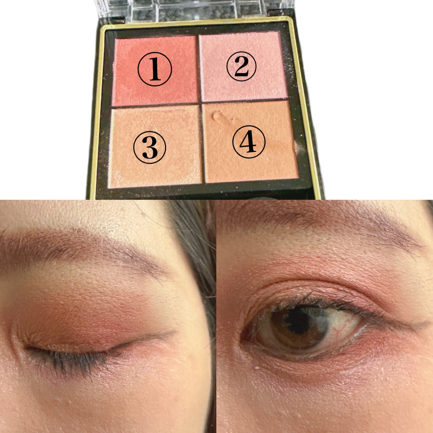 リアルクローズシャドウ/excel/アイシャドウパレットを使ったクチコミ(6枚目)