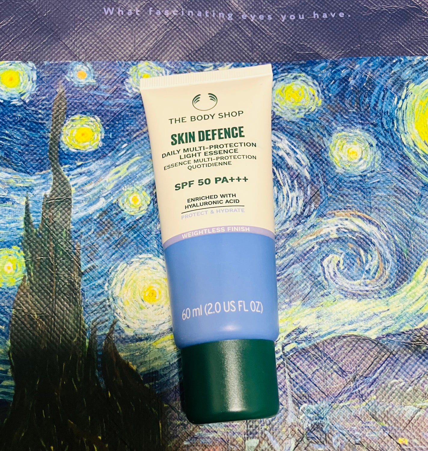 スキンディフェンス デイリー マルチプロテクト ライト エッセンス SPF50 PA+++/THE BODY SHOP/日焼け止めミルクを使ったクチコミ(2枚目)