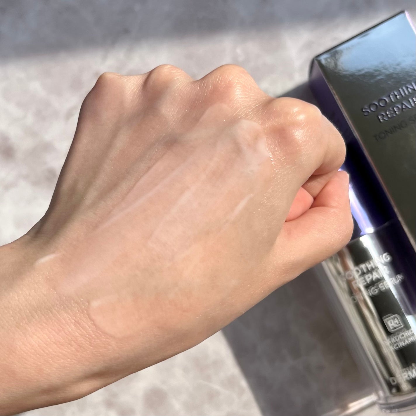 SOOTHING REPAIR TONING SERUM R4/ダーマファーム/美容液を使ったクチコミ(5枚目)